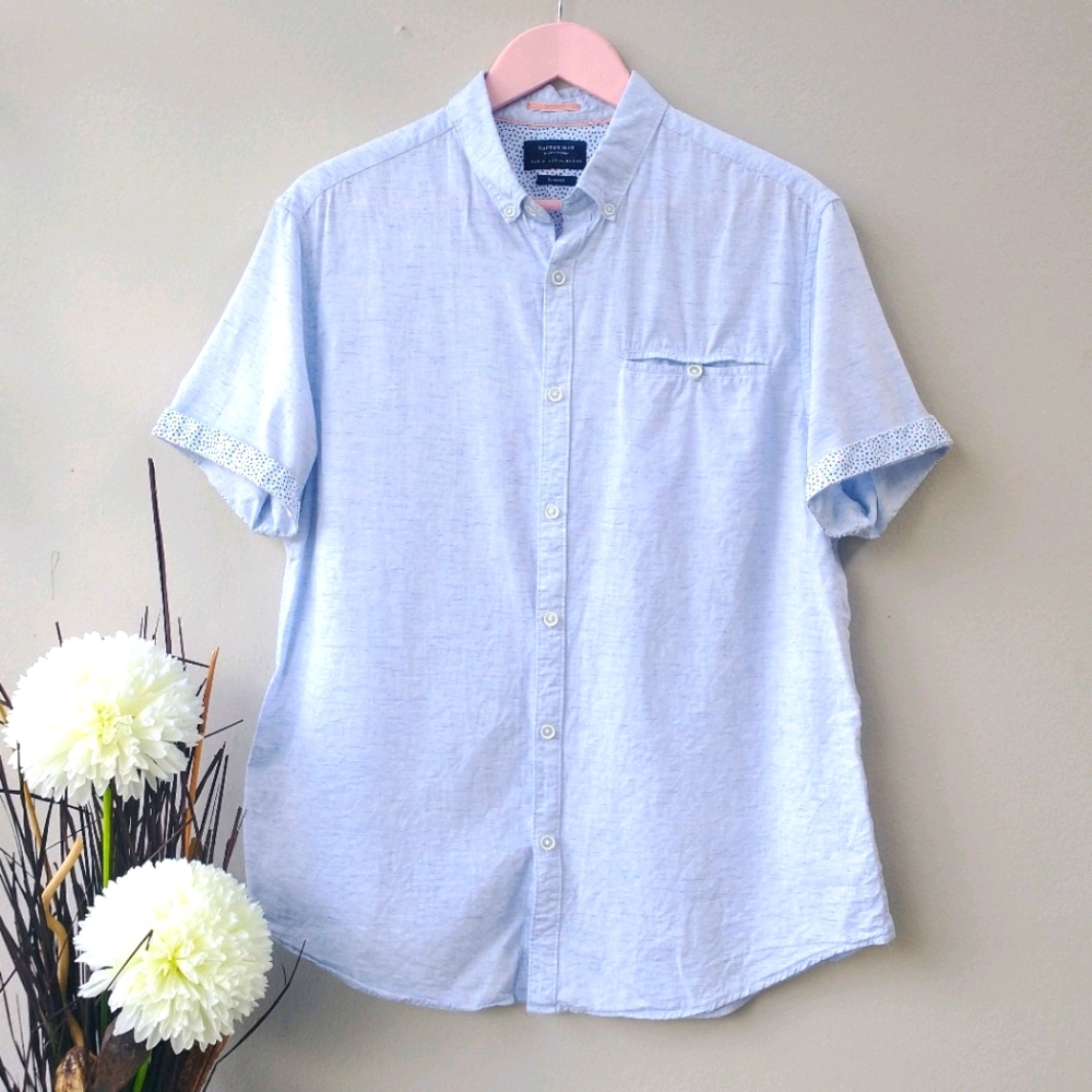 Cactus Man by Ricky Singh Men's Blue Casua…